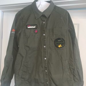 Vintage Disneyworld Mickey Mouse military jacket